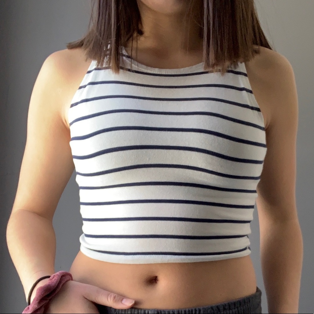 Stripped crop top